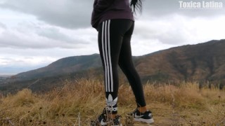Caminata con mi Amiga en Leggins
